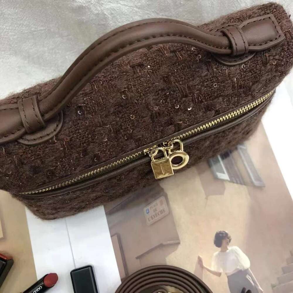 Hot Sale Fashion Women Real Cow 19Cm Extra Pocket For Lady Small Genuine Leather Bag Case With Bagsarming