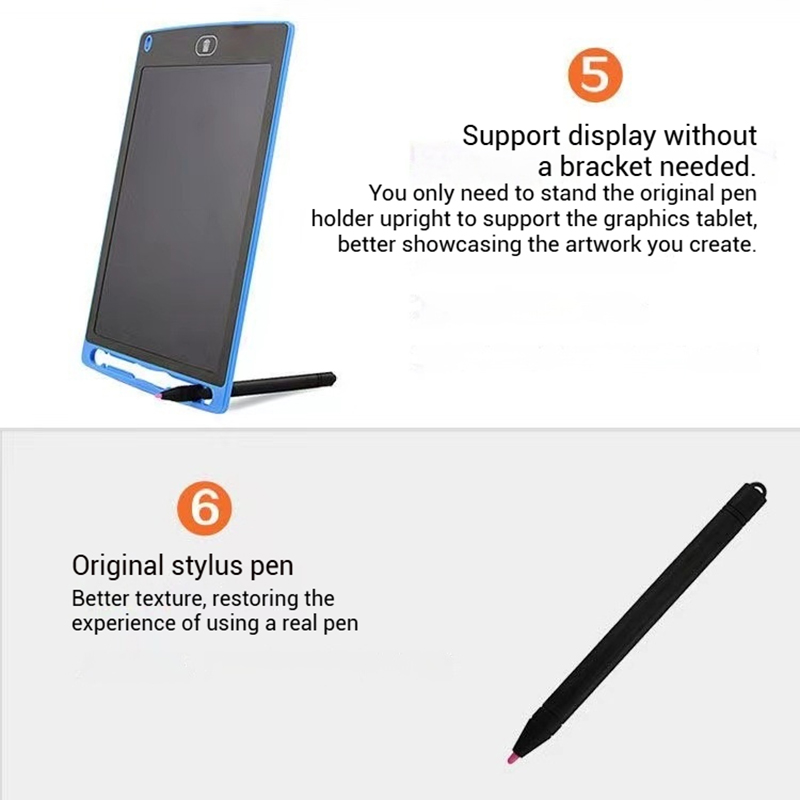 3/8.5/ 12 inch Writing Board Drawing Tablet LCD Screen Writing Digital Graphic Tablets Electronic Handwriting Pad Toys Gifts Child