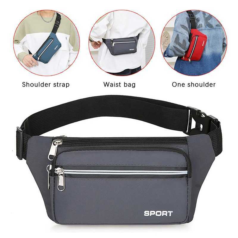 Fashion Men Women Waist Bag Casual Fanny Pack Purse Large Phone Belt Bag Pouch Outdoor Travel Phone Bag Banana Hip BagsT251128