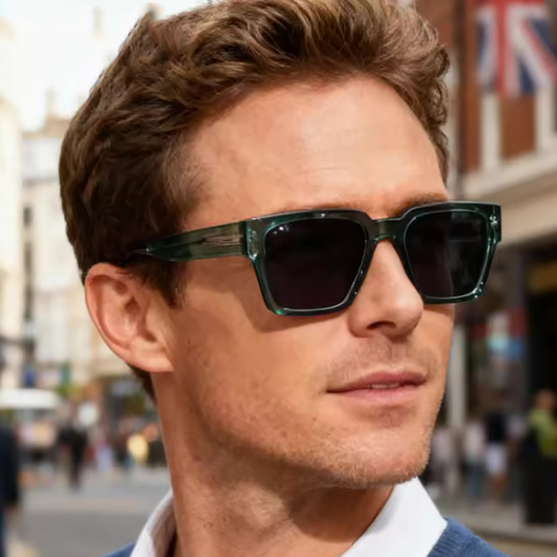 Oversized Square Sunglasses Retro Punk Designer Outdoor Party For Street Photography And Beach Trips Driving UV400 Anti Blue Light Women Men, CB Fashi