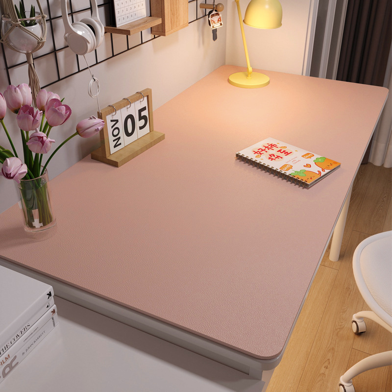 A850 ring protection eye desk mat student leather solid color coffee table mat oil-proof table cloth learning computer desk mat non-slip