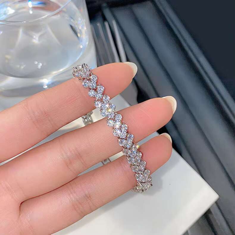 elegant exquisite fulllength bracelet inlaid with crystals for roman style elegance