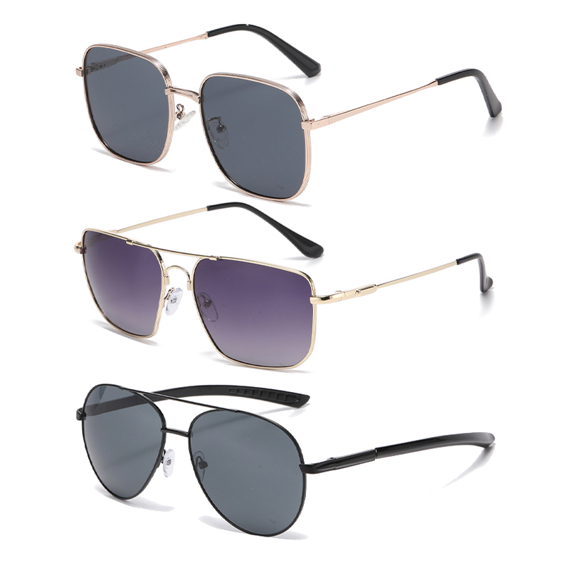 3 - piece Stylish Unisex Sunglasses Collection: Illuminate Trendy Looks