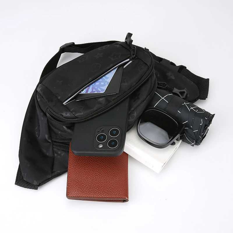 Large Capacity Lightweight and Fashionable Crossbody Baglightweight Mens Waist Bagnew Multi Pattern Single Shoulder Chest BagT251128