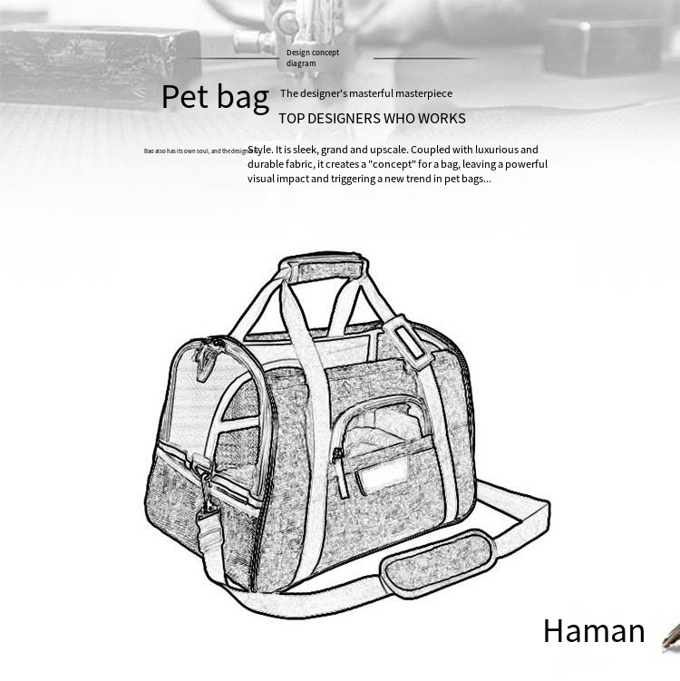 Cat bag Portable cat backpack Breathable small pet outdoor bag - view 3