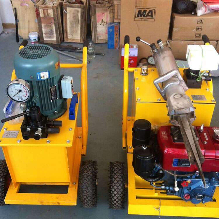 Hydraulic Rock Splitter Adjustable Oil Pressure Electric and diesel Available in One to Six Cleavage Guns