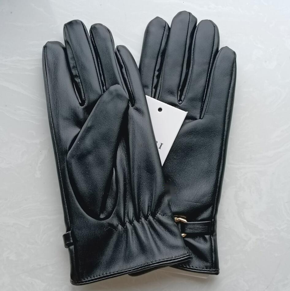 Five Fingers Gloves Fashion Designers Five Fingers Gloves Mitten Sheepskin gloves for Women Winter Luxury Mittens Genuine leather Gloves Warm Cashmere Inside