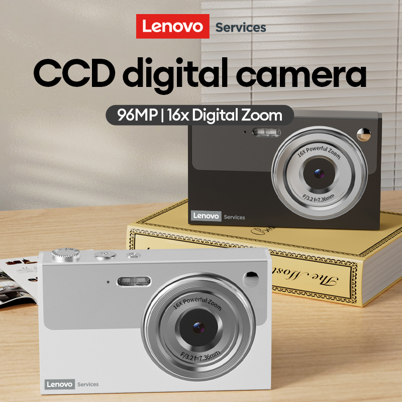 Lenovo 2.8-inch Retro Digital Camera 68-megapixel HD auto focus Continuous shooting capability Long battery life Built-in flash 128GB memory CCD XJ22 