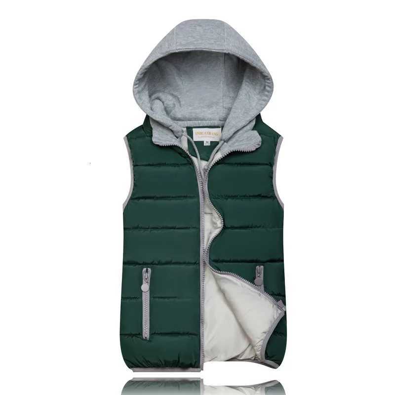 2025 Autumn and Winter New Candy Color Down Cotton Vest Large Size Womens Hooded Cotton VestT251128