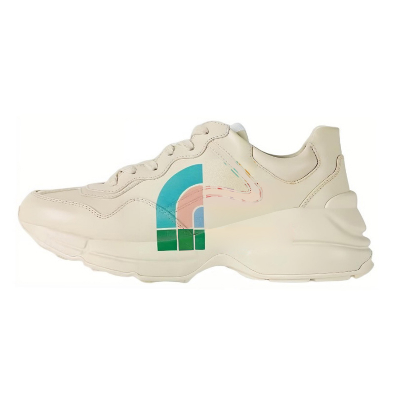 designer shoes Rhyton sneakers Rython sneaker shoe Beige Ebony Epilogue Green Red Mouth White Pink SEGA White Yankees Blue Vintage DistOic6#