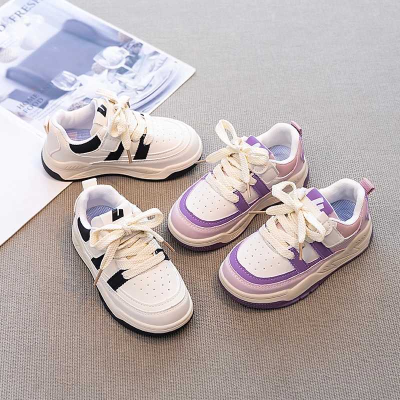 3-18 Years Old Childrens Sneakers Beige Leather Boys Girls Low-top Board Shoes Four Seasons Boys Shoes Kids Running ShoesT251128