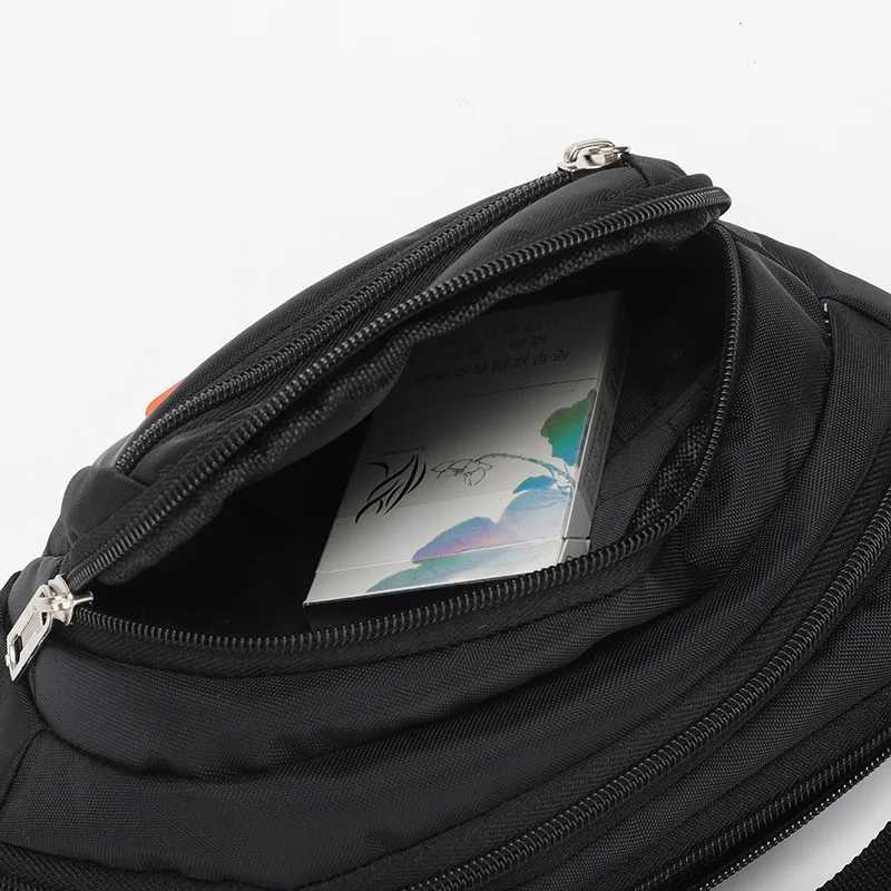 Outdoor Leisure Business Mens Waist Bag Waterproof Running and Cycling Sports Bag Sturdy and Durable Chest BagT251128