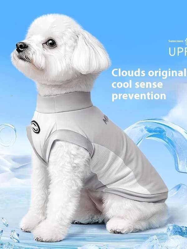 Tank Top Ice Silk Thin Pet Summer Dog Cool Sensation Sunscreen Clothes Compared to Bears