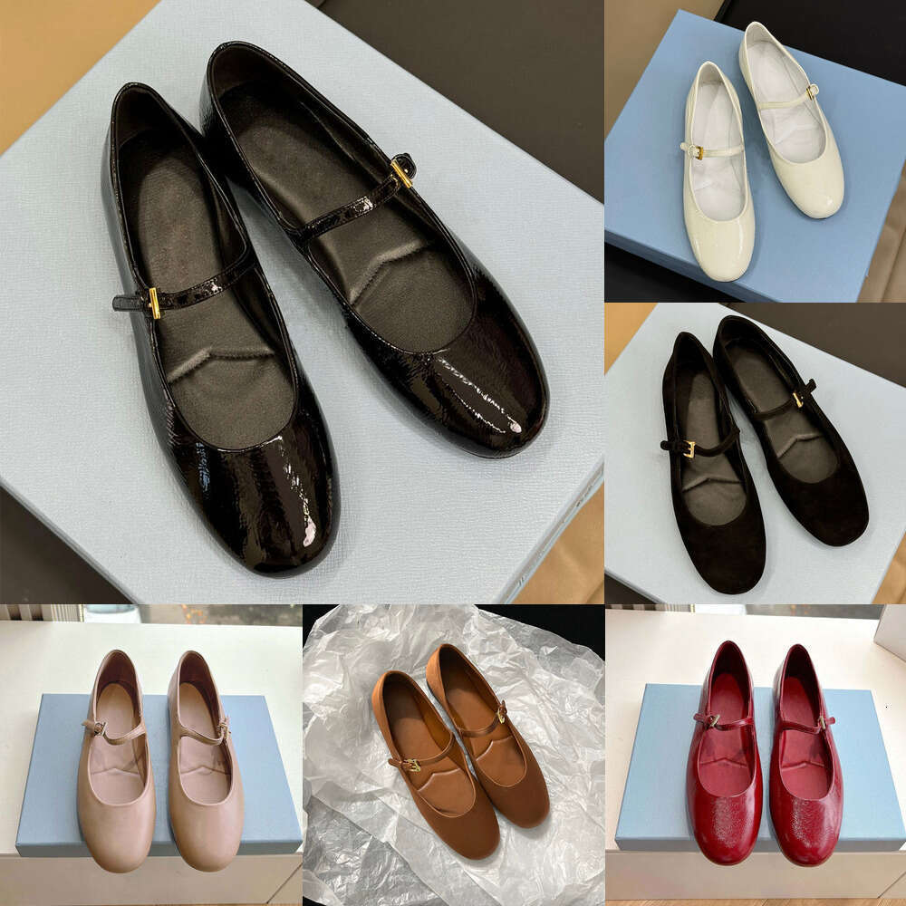 Luxury designer shoe woman lady girl shoes Top quality silk Mary Jane Ballet flats with a strap Dress Loafers genuine leather comfortable womens ballerina Flat