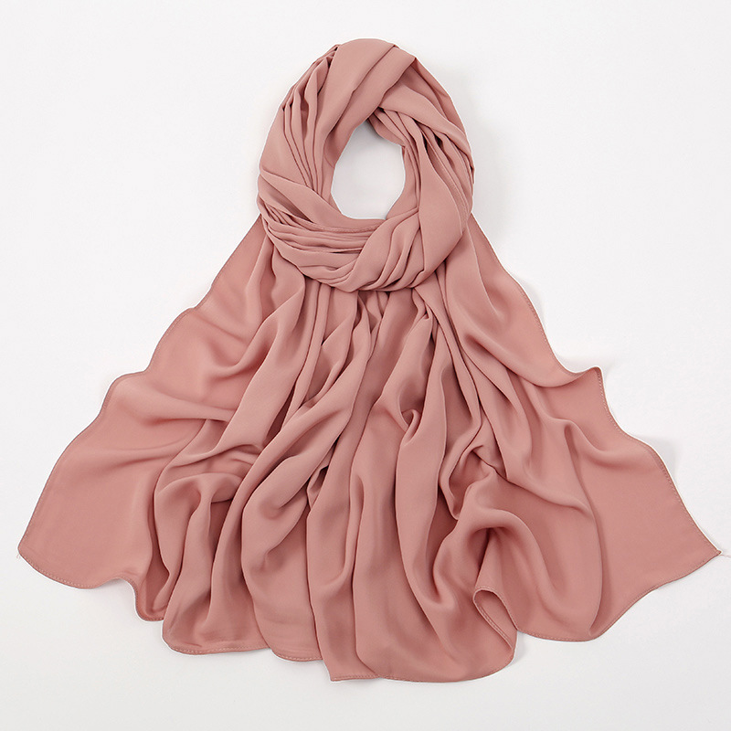 K557 Hot new style of cross-border foreign trade hot-selling solid color broken card scarf Southeast Asia popular soft breathable versatile ethnic bag