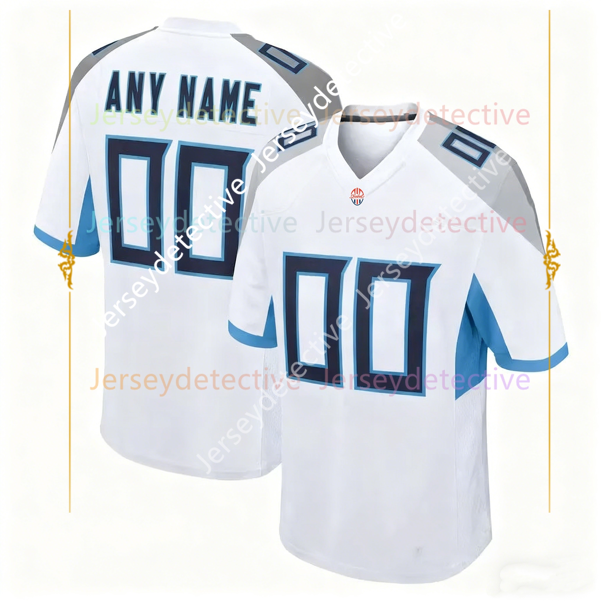 jerseydetective store Custom 2025 Football Jersey Cam Ward Will Levises Tony Pollard Hooker Jeffery Simmons T'Vondre Sweat Xavier Woods Cody Barton