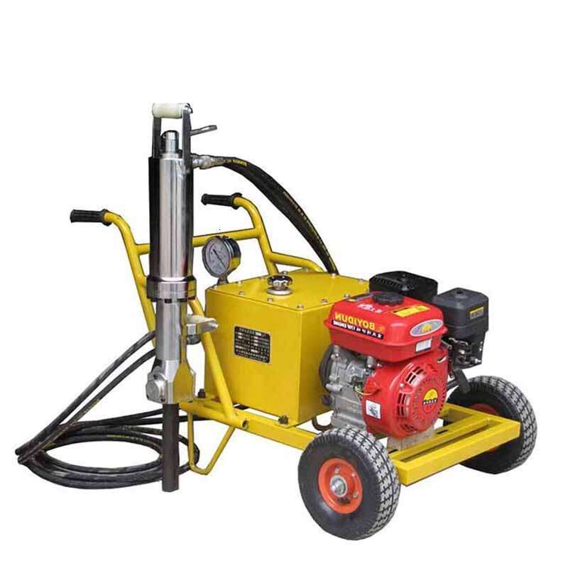 Hydraulic Rock Drill 8 HP diesel Pump Station Hydraulic Wedge Rock Splitter