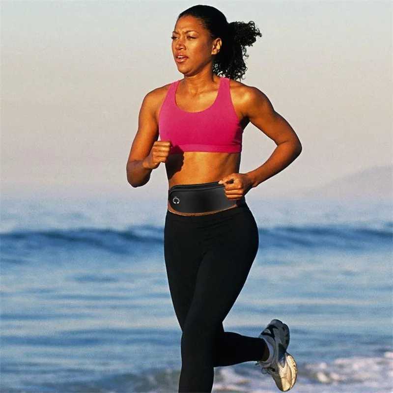 Sports Fanny Pack Women Belt Bag Men Running Waist Bag Phone Black Gym Bags Running AccessoriesT251128