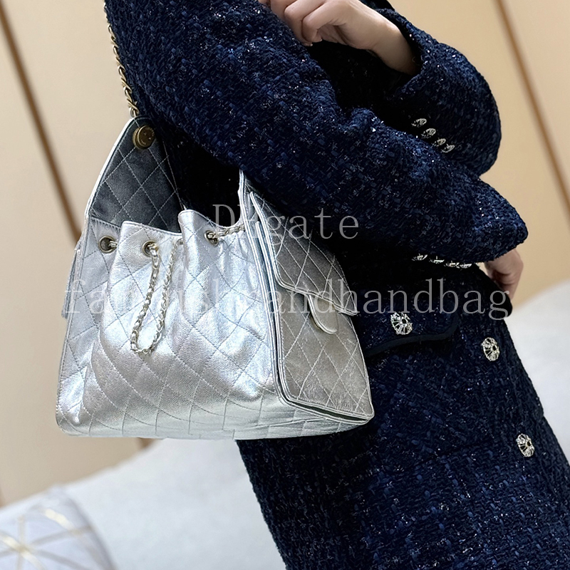 Master quality Designer Hobo Bag Small 25 Bag 30CM Women's Shoulder Bag Grained Calfskin Tote Bag With Box 25CAS5293A17