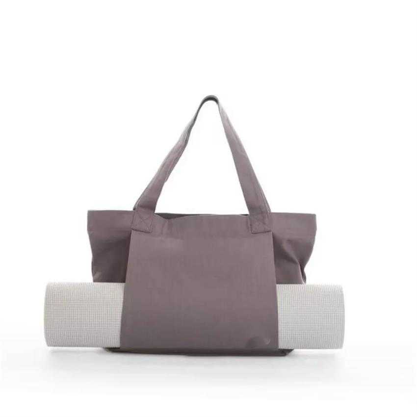 2025--Cross-border hot yoga Pilates mat bag canvas tote exercise equipment travel yoga shoulder pads bag