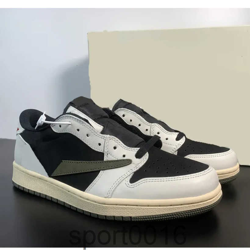 New Release designer Shoes Ts x 1 Low OG Olive Travis Sneakers Men Women Outdoor Sport Shoe White Brown FZ3124-200
