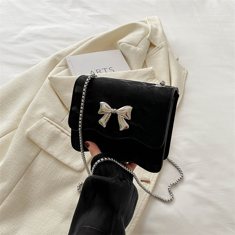Trendy 2025 Mini Bowknot Crossbody Bag for Women - Ultra Lightweight Compact Square Handbag Simple Aesthetic Free Shipping Worldwide
