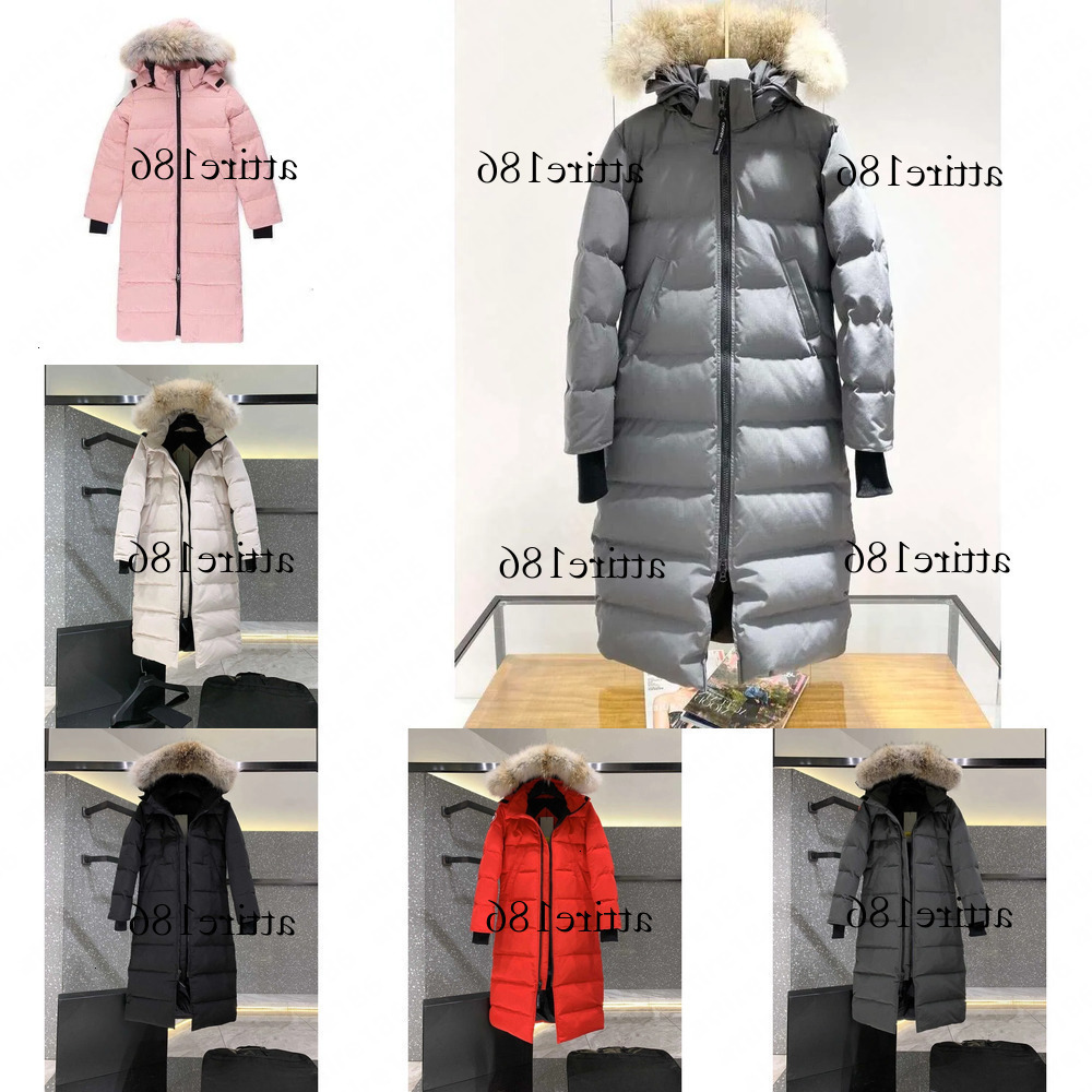 Canda Gose Parka Woman Puffer Jacket Woman Winter Jacket Canadian Down Jacket Fashion Long Coat Pocket Fur Collar Thermal Top Female Clothing 5265255 2f8