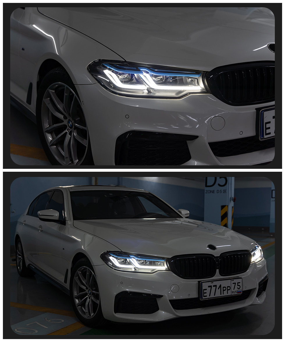 Car Lights for BMW G30 LED Headlight 20 17-20 20 525i 530i 535i 540i Head Lamp DRL Signal Lamp