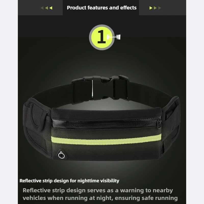 Sports and Leisure Waist Bag Waterproof and Shockproof Close Fitting Mobile Phone Bag Must Bring Magical Water Bottle BagT251128