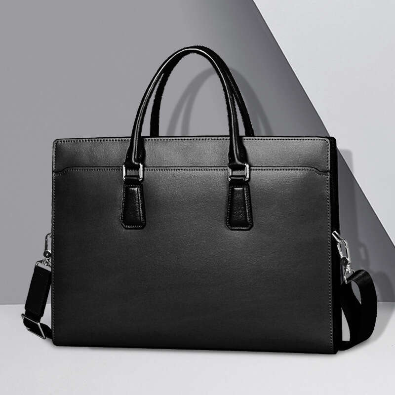 Luxury Bags Designer New Tote Leather Anti-Theft Code Lock Laptop Shoulder Bags Briefcase Top Cowhide Business Men's Cross Body