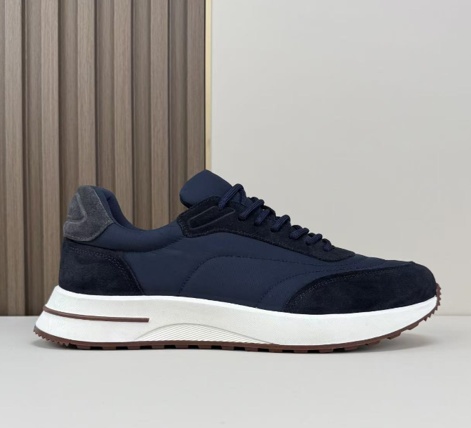 Luxury Designer Men's Casual Shoes Suede Sneaker Weekend Walk Low-Top Sneakers Newport Walk suede-trimmed Week End Walk Sneaker Runner Trainers EU38-46