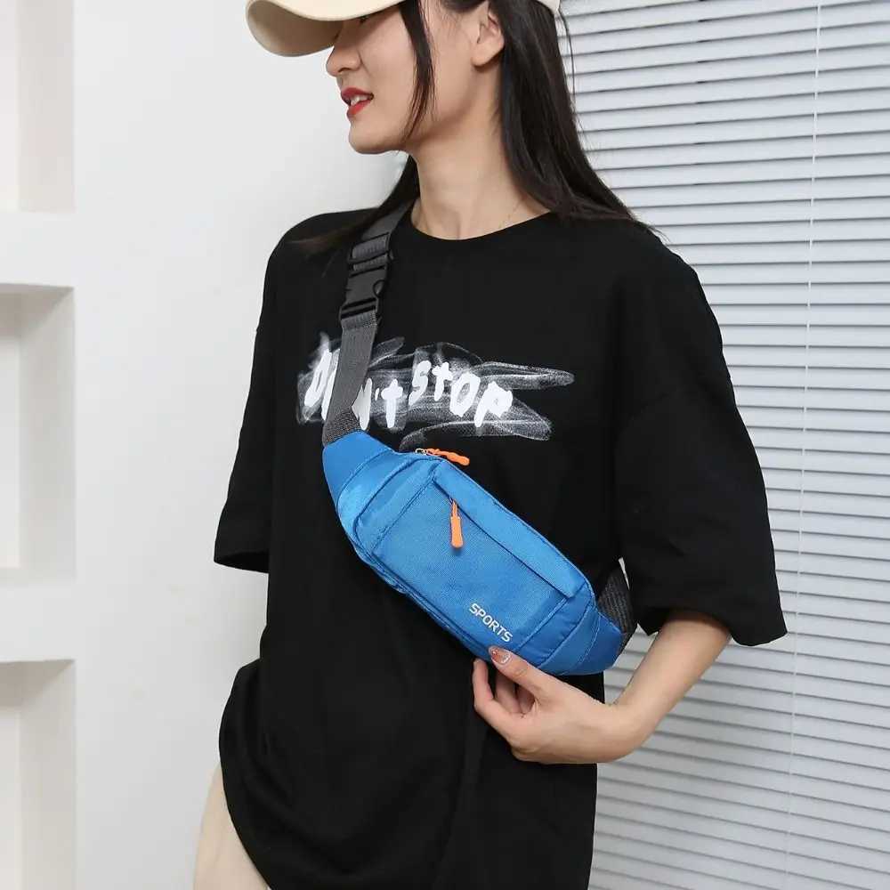 Women Waist Pack Sports Running Waist Bag for Men Mobile Phone Holder Belt Bag Gym Fitness Travel Pouch Chest Bags WaterproofT251128