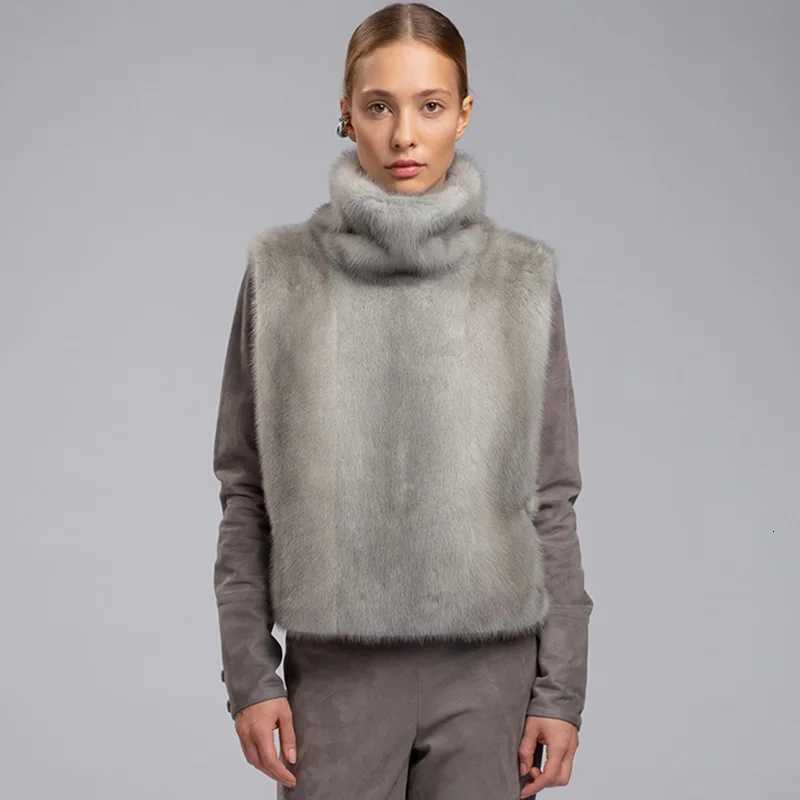 Ticketsx Vintage Wool Vest Jacket Fashion Solid Sleeveless Patchwork Warm Vest Jacket Autumn Winter Female High Street JacketT251128