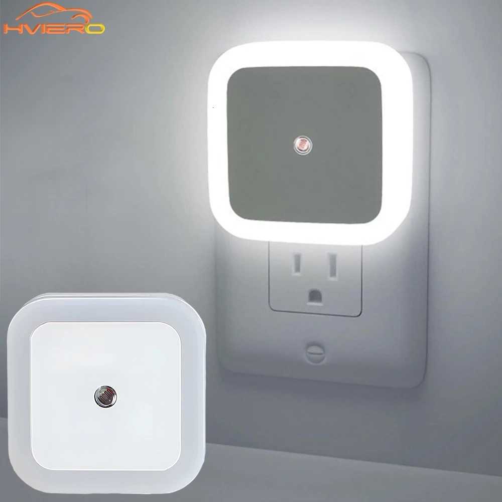 Wireless Sensor LED Night Light EU Plug Mini Square Nights Lights For Baby Children Living Room Bedroom Corridor Lighting Lamp M251128
