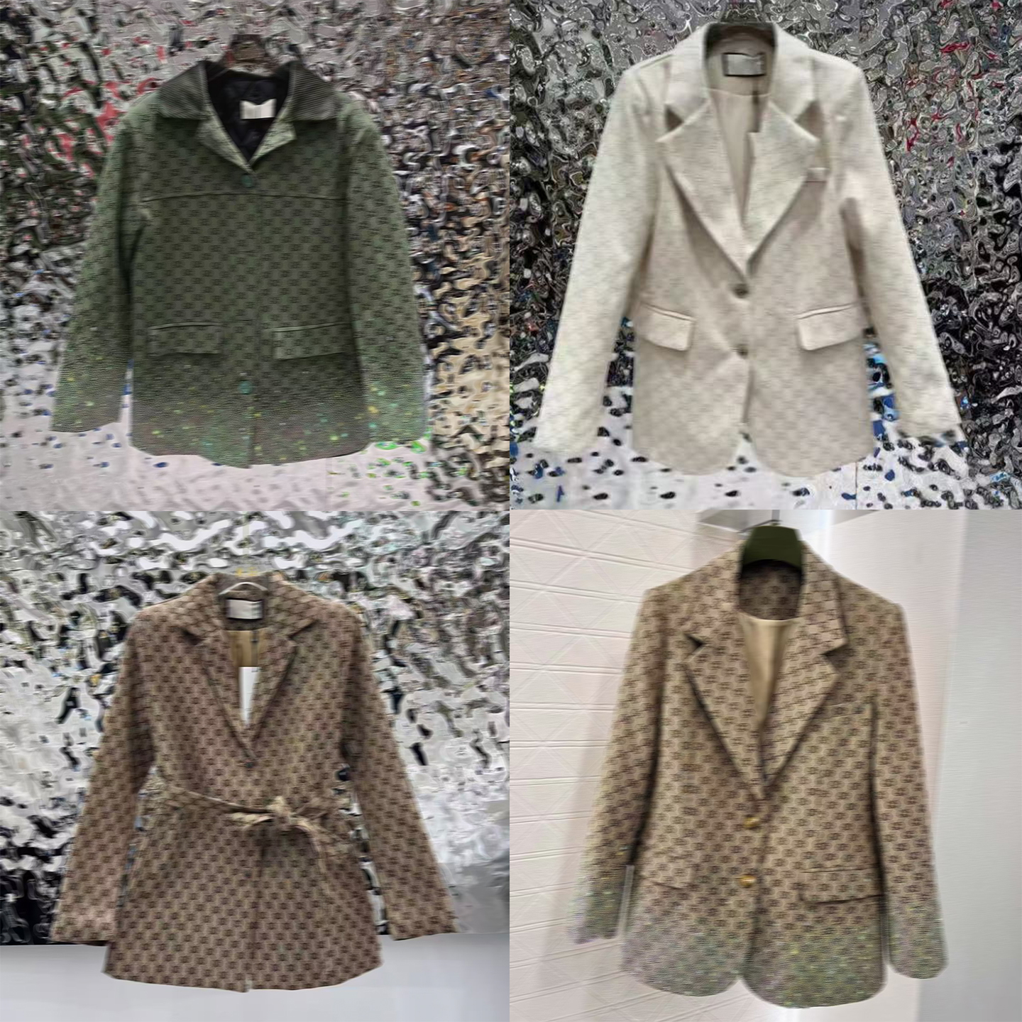 Designer Womens Jacket Luxury Design Full Letters Embroidery Rhinestone Decoration Elegant Lady Formal Event Outfit