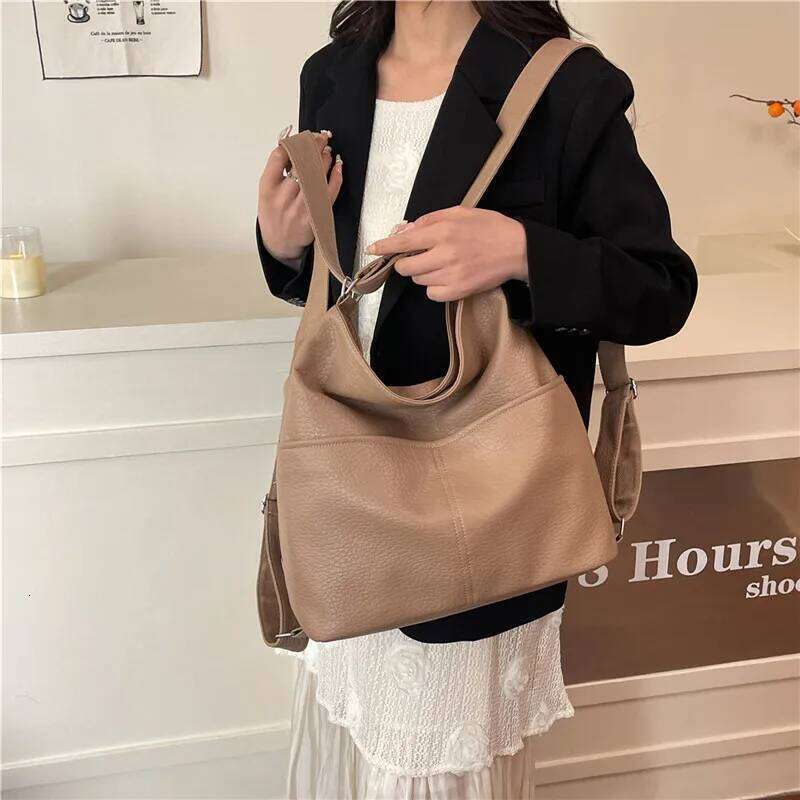 Designer Luxury Trendy Women S Faux Leather Shoulder Bags Versatile Handbags Crossbody Purse With Long Strap For Daily Use Work Travel Shopping