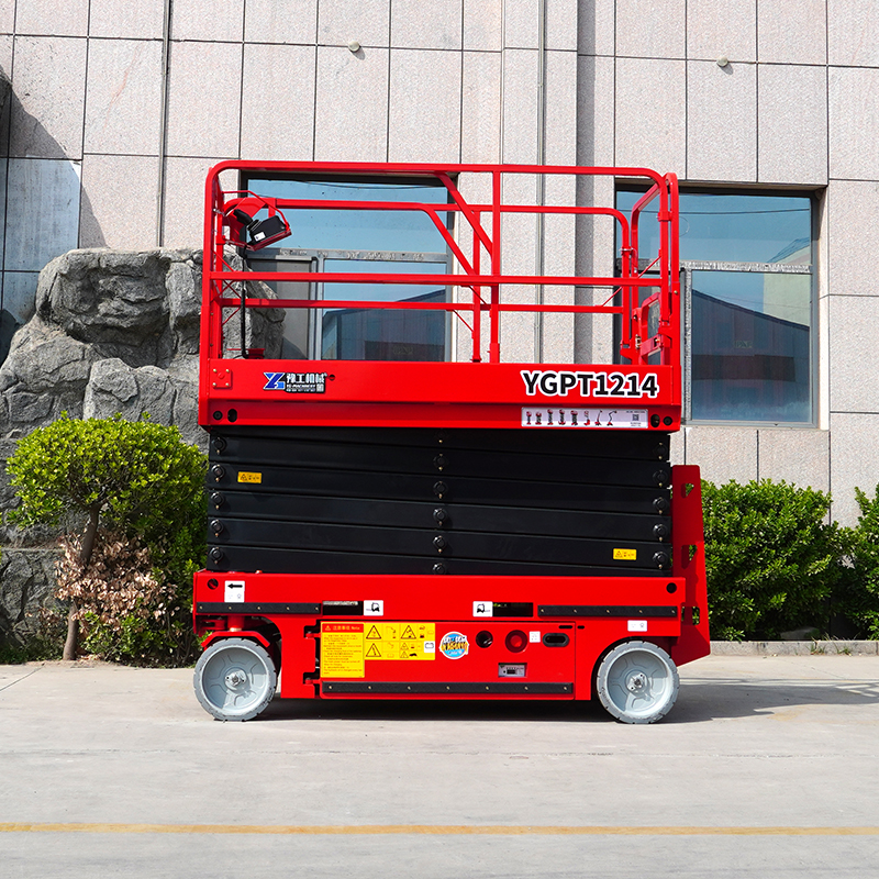 Hydraulic Container Load Lift - Mobile Platform With Folding Ramp For Trucks