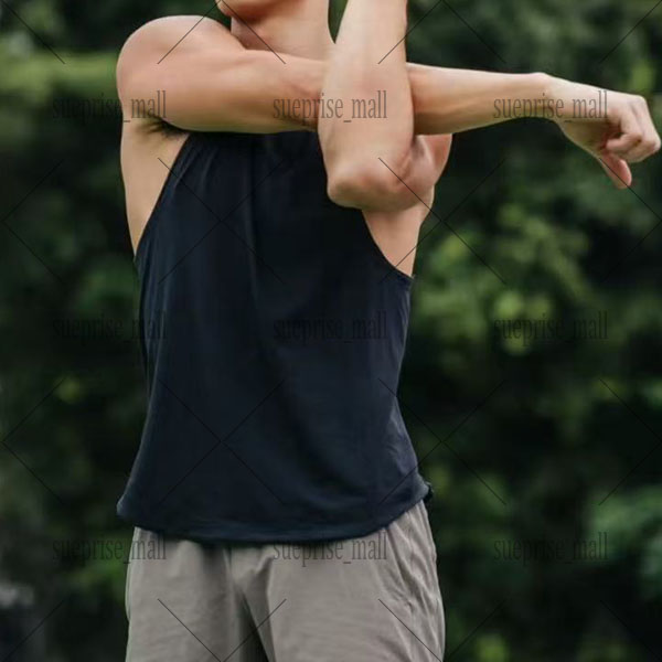 Men's Sleeveless 94847 gym Shirt Fiess Mens Workout Vest Milk Silk Muscle Tank Top Gyms Clothing yoga Free shipping