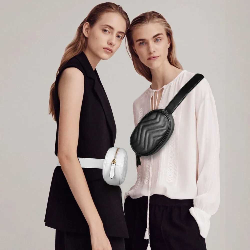 2025 New Waist Pack For Women Brand Designer Belt Bag Fashion Fanny Pack PU Leather Bum Bags Chest Bag Girls Cute Phone PocketT251128