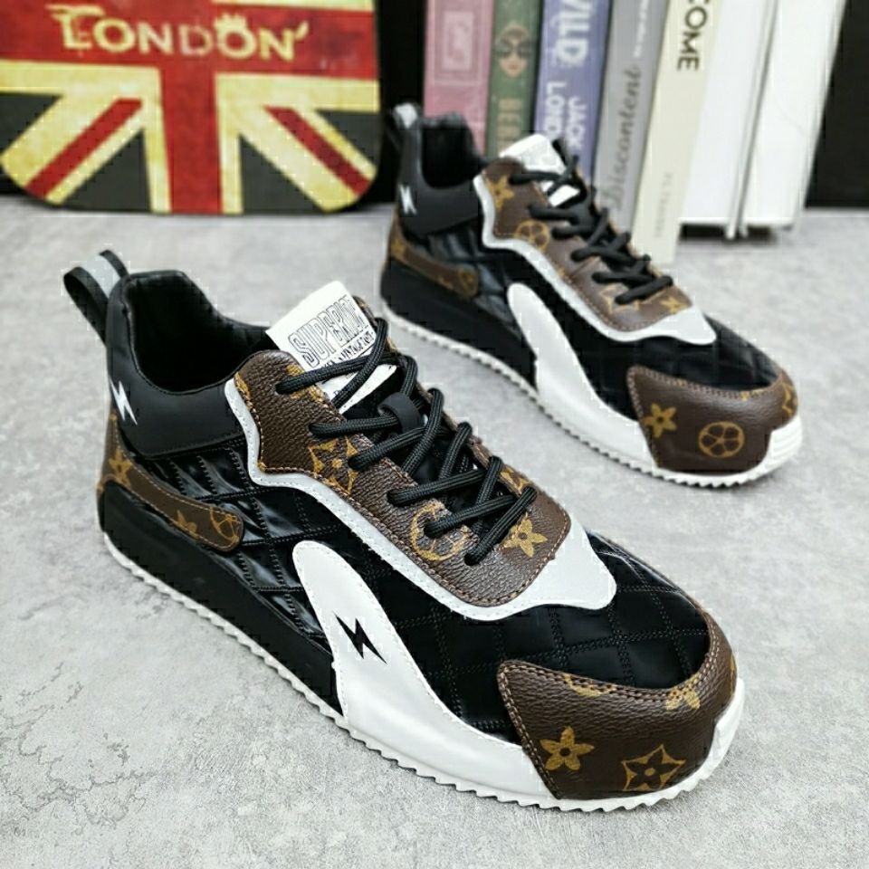 Free shipping fashionable color blocking unique rhinestone trendy and versatile sneakers full rhinestone Korean style low top casual shoes for a youth