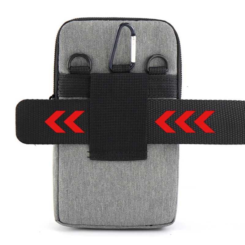 Waterproof Waist Bag Purse Double Layer Oxford Outdoor Waist Fanny Pack Men Phone Pouch Camping Hunting BagT251128