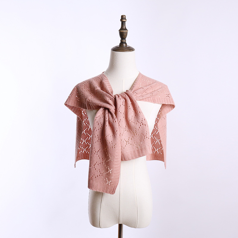 K559 Internet celebrity shawl hot summer women's outer wear air-conditioned room shoulder shoulder guard waistcoat versatile knitted hollow scarf