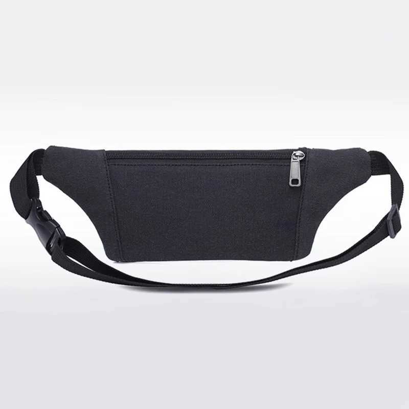 Fanny Pack Running Bags Waist Belt Bag 2024 New Canvas Purse Travel Camping Hiking Pocket Belly Pouch For Phone Coins Women MenT251128