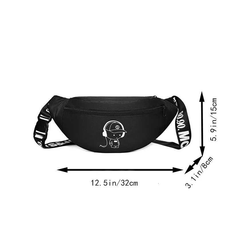 Mens waist bag is suitable for business travel and the waist bag can be carried across the bodyT251128
