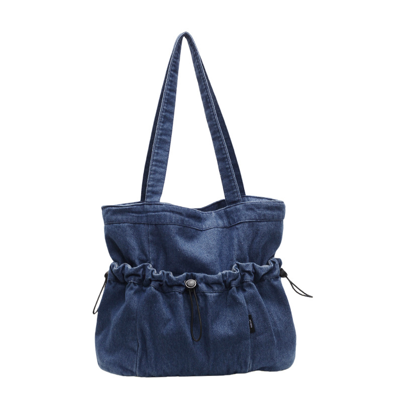 2025 Trendy Extra Large Women's Shoulder Bag - Washable Denim Crossbody Purse for Daily Use, Stylish Casual Tote with Multiple Pockets | Free Shi