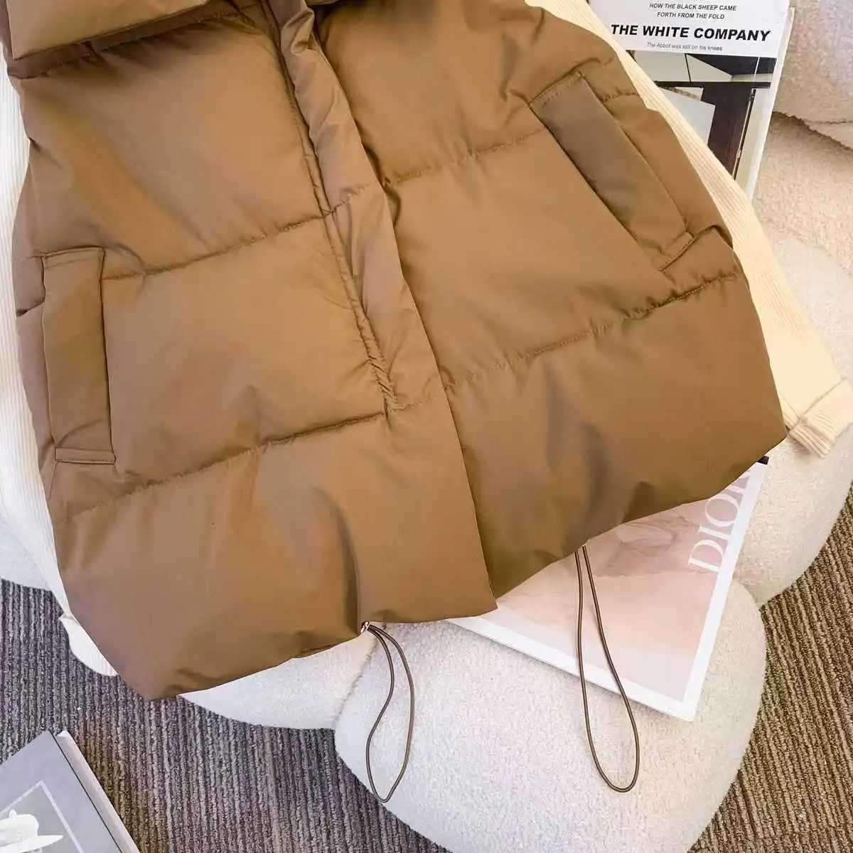 Winter Warm Padded Vest Womens Vest Sleeveless Jacket Casual Elegant Tank Top New In Coats Jackets Matching Chic OuterwearsT251128