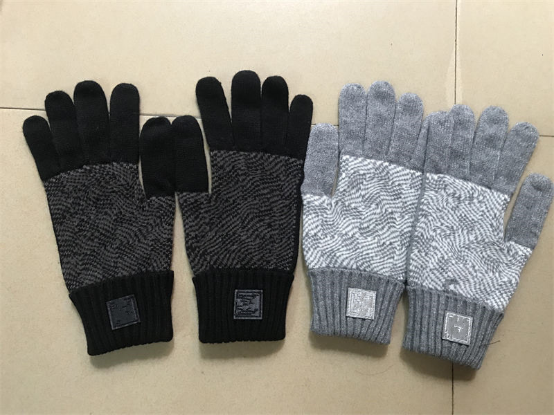 Five Fingers Gloves Knitted Gloves classic designer Autumn Solid Color European And American letter couple Mittens Winter Fashion Five Finger Glove