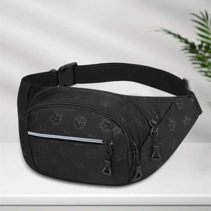 Large Capacity Lightweight and Fashionable Crossbody Baglightweight Mens Waist Bagnew Multi Pattern Single Shoulder Chest BagT251128