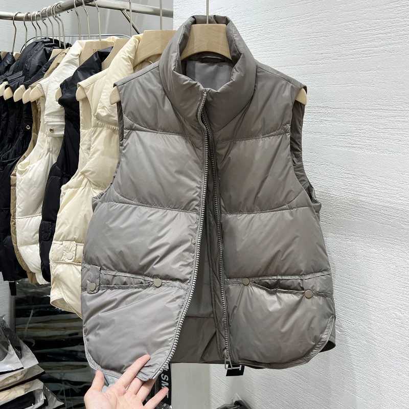 Winter Women Padded Coat Vest Zipper Thicken Warm Jacket Autumn Winter Casual Cotton Down Vests Zipper Puffer Jackets WaistcoatT251128