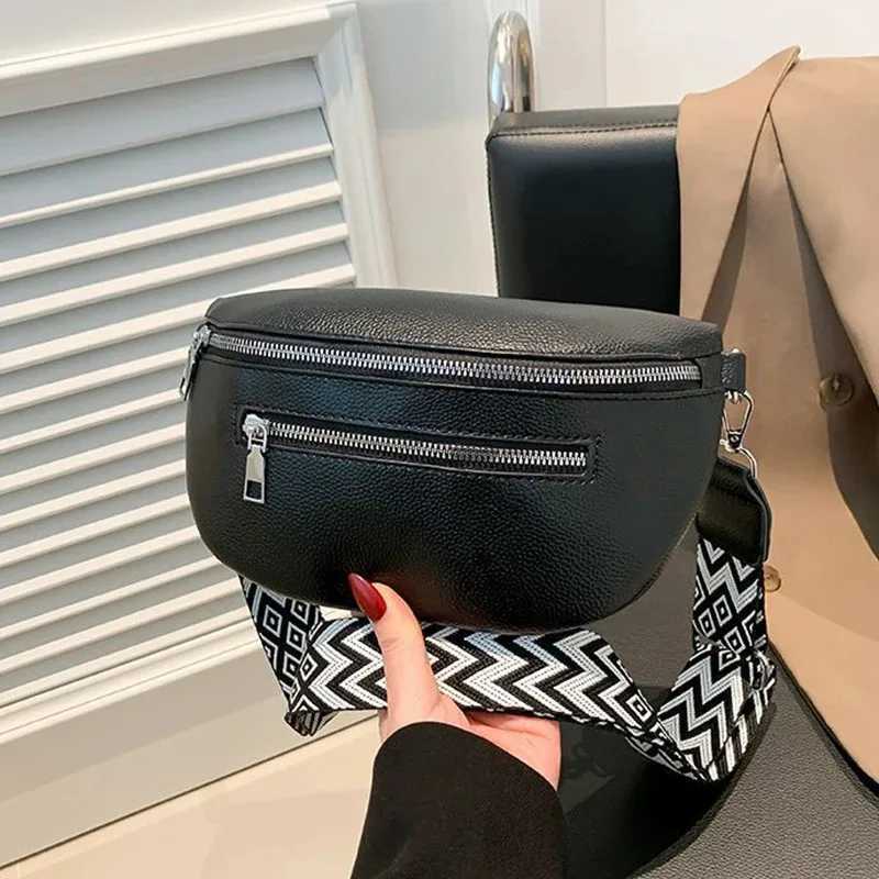 Mens and womens single-shoulder cross-body bags fashionable and versatile waist bags cross-body pursesT251128